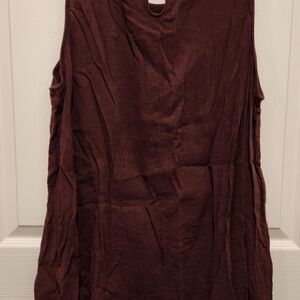 Sonoma Rich Brown Sleeveless Tank Top